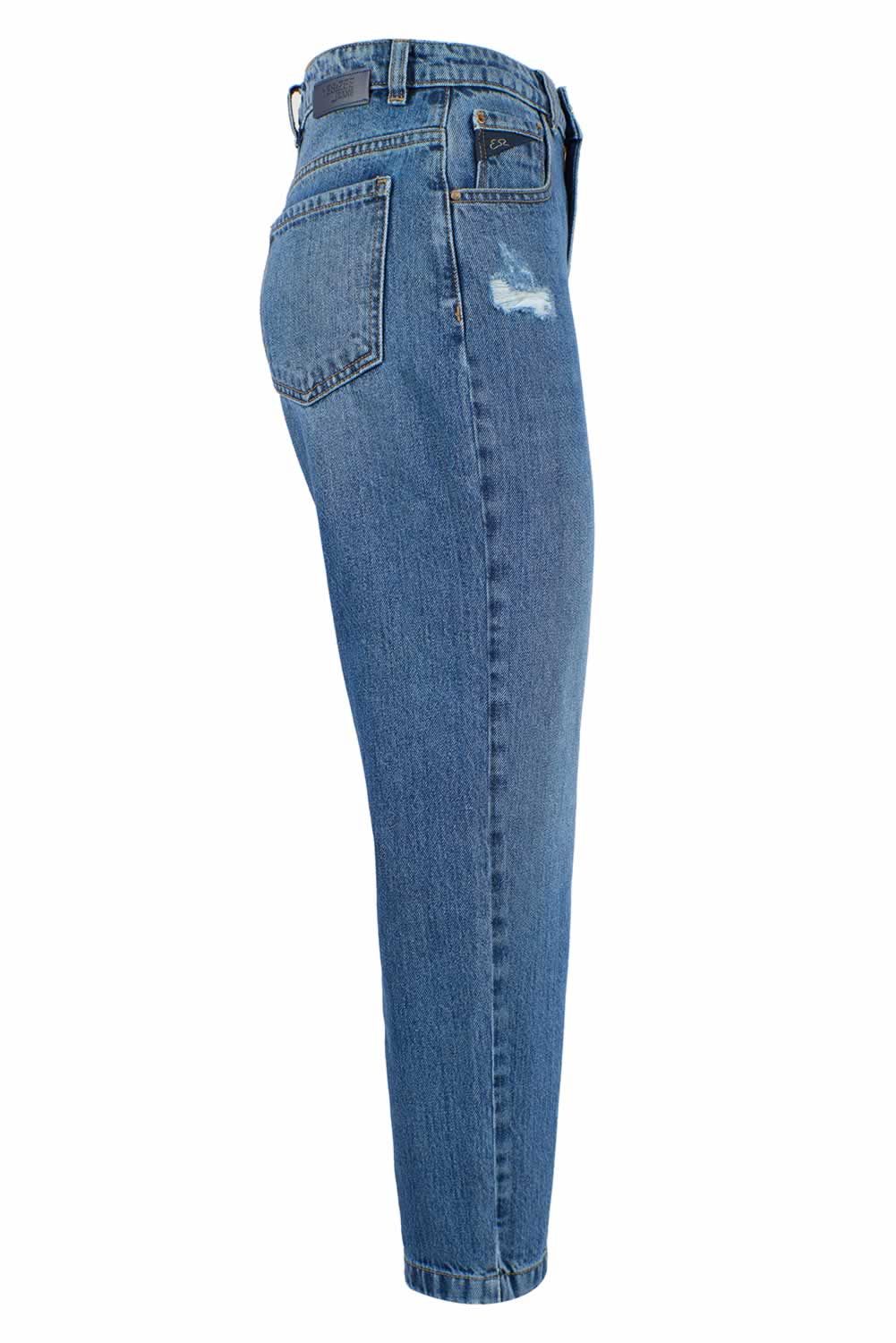 Yes Zee Blue Cotton Women's Jeans