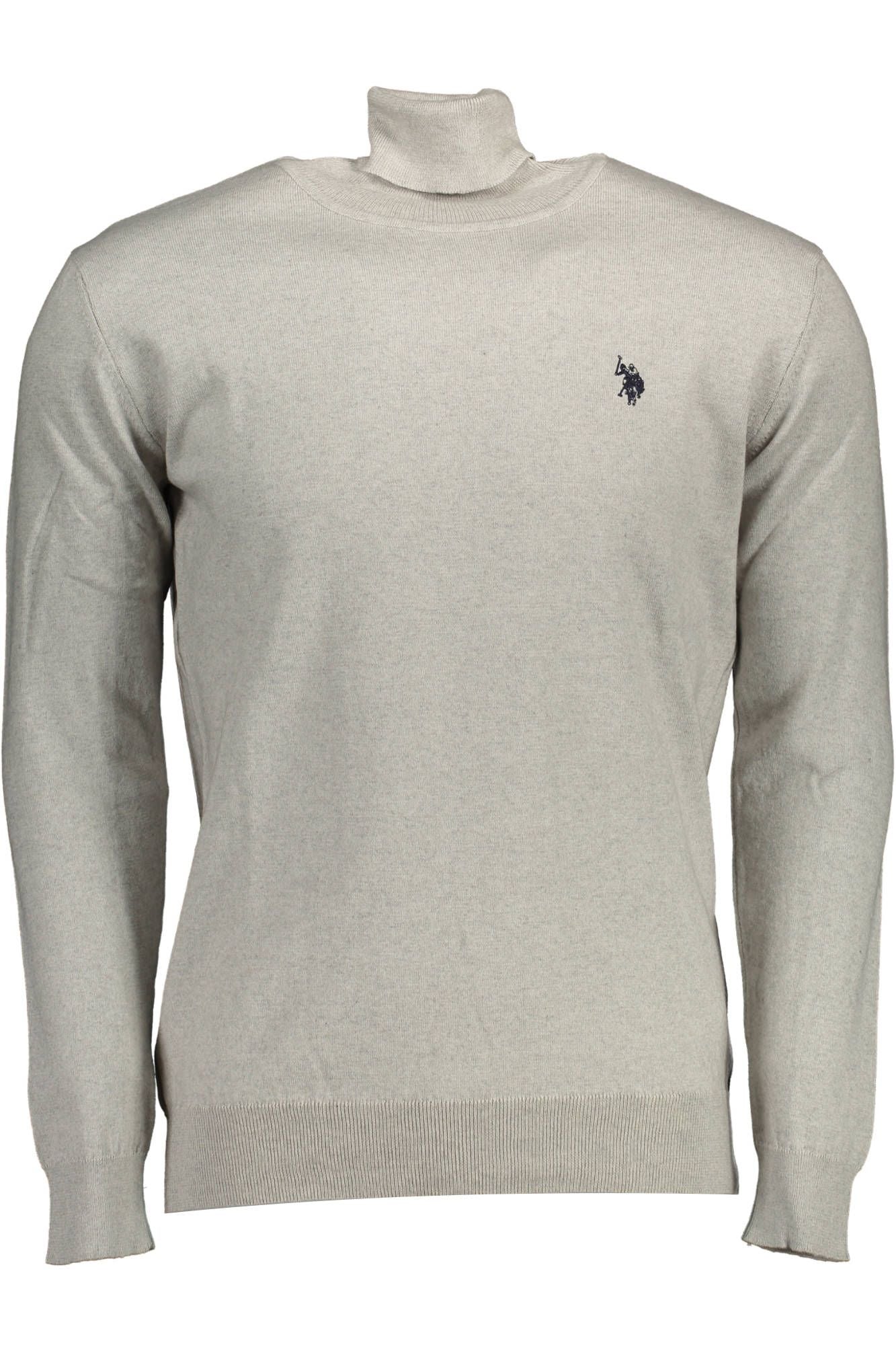 U.S. POLO ASSN. Gray Cotton Men Sweater