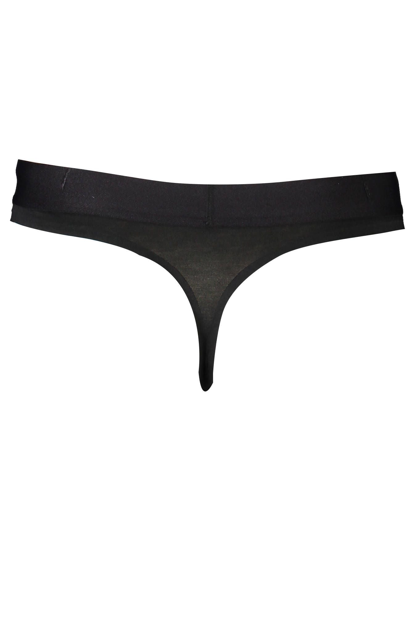 Calvin Klein Black Cotton Women Thong