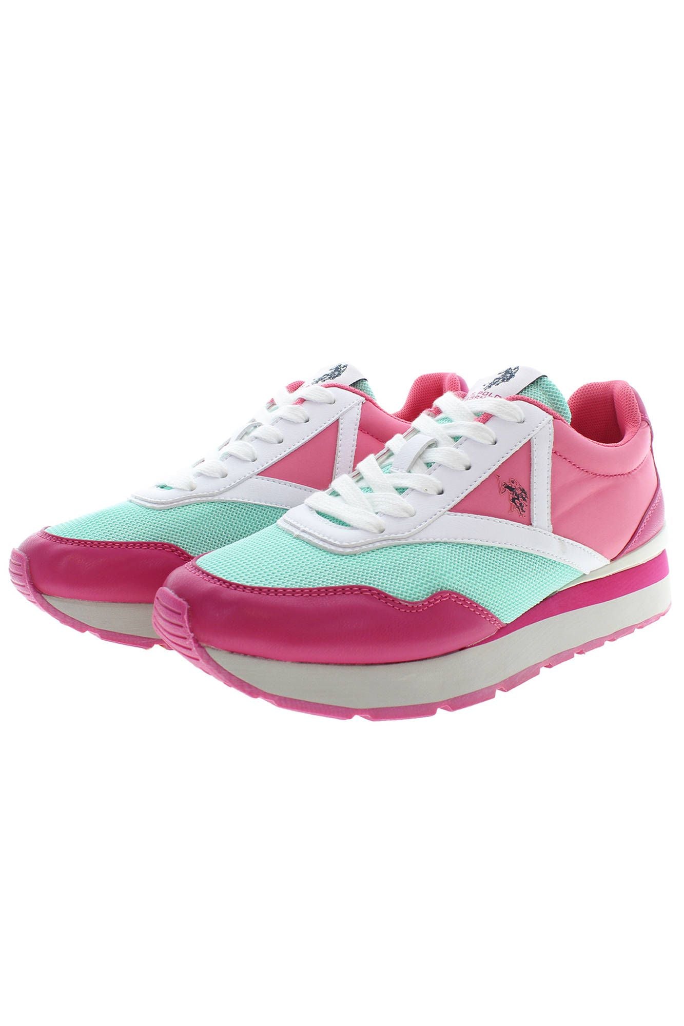 U.S. POLO ASSN. Pink Polyester Women Sneaker