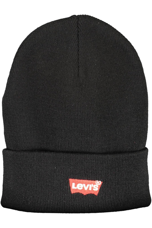 Levi's Black Acrylic Men Cap