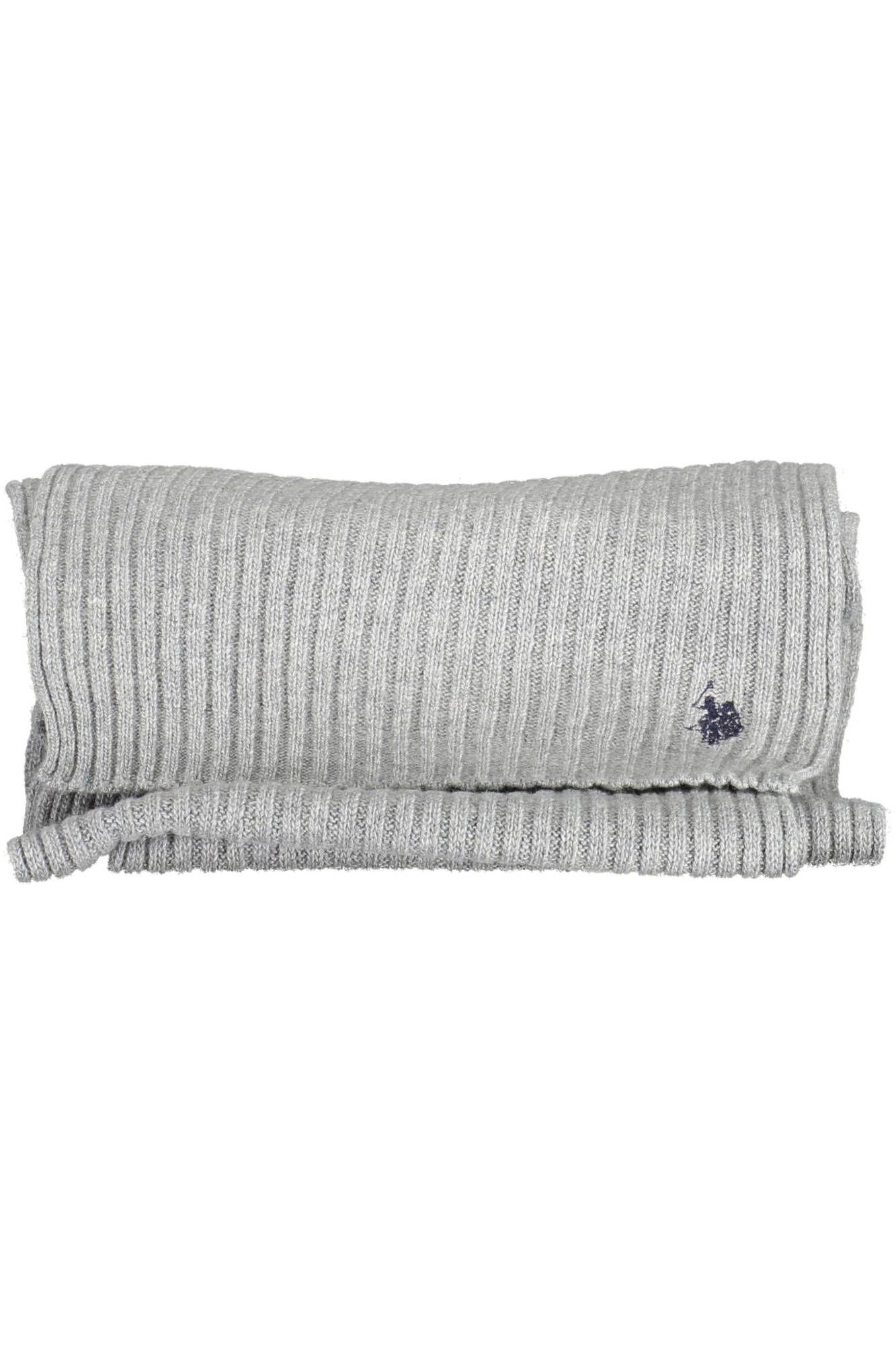 U.S. POLO ASSN. Gray Wool Men Scarf