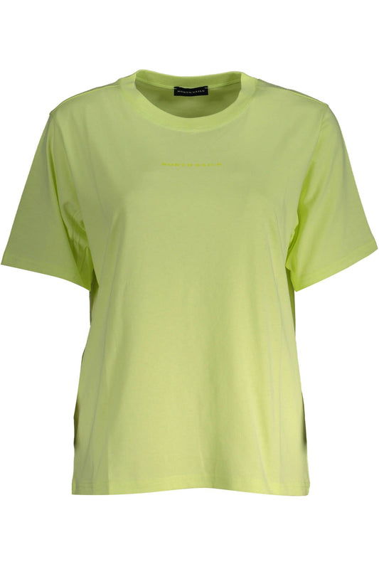 North Sails Yellow Cotton Women TShirt