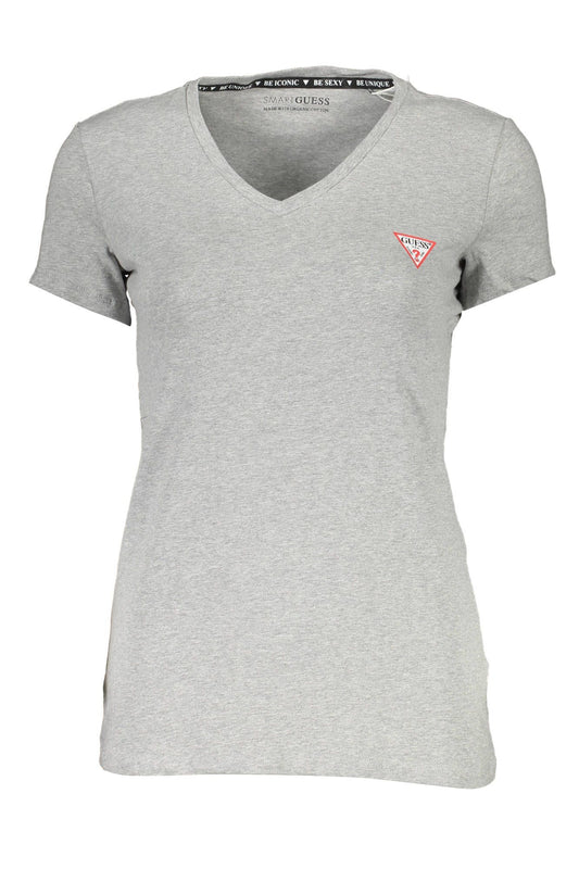 Guess Jeans Gray Cotton Women T-Shirt