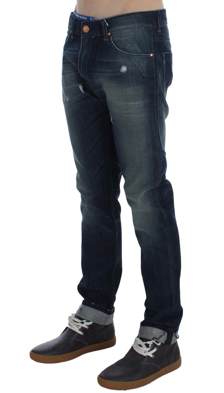 Acht Sleek Slim Fit Italian Denim Jeans