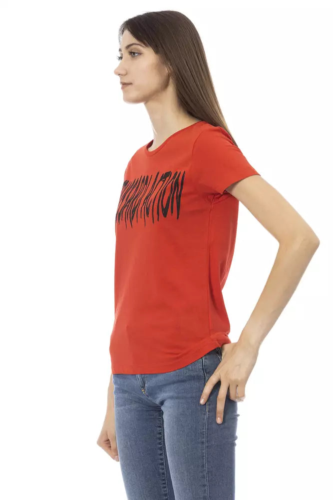 Trussardi Action "Red Cotton Women Top"