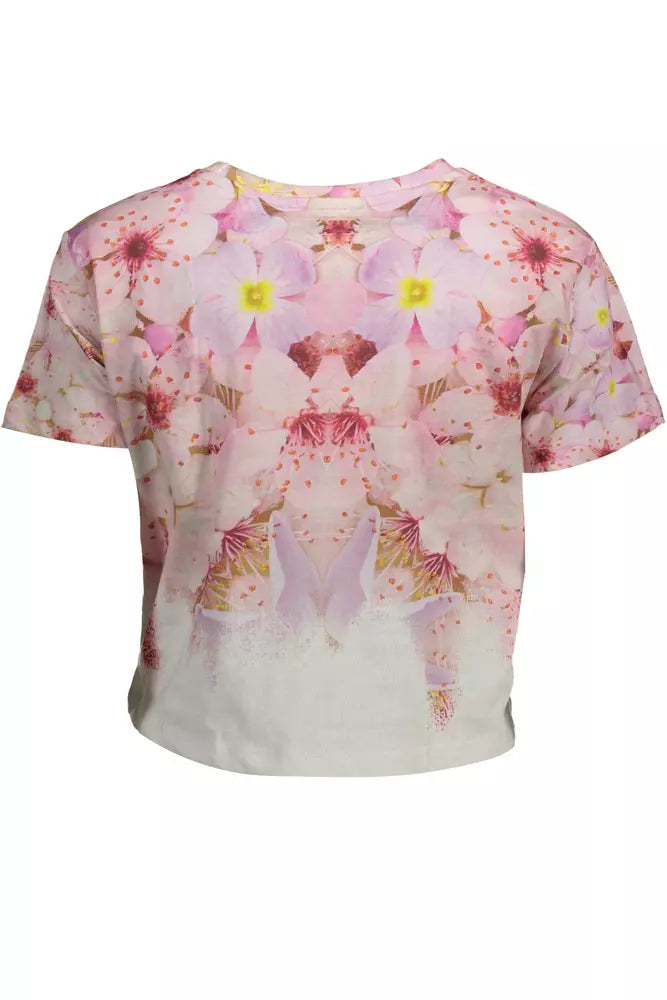 Desigual Pink Cotton Women Top