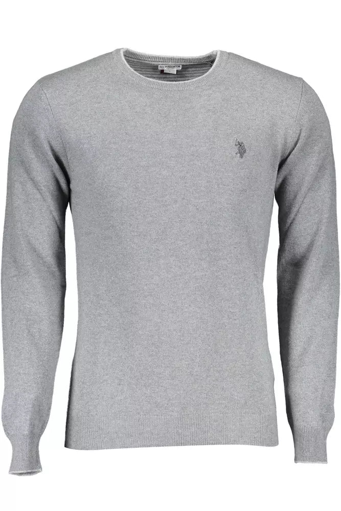 U.S. POLO ASSN. Gray Wool Men Sweater