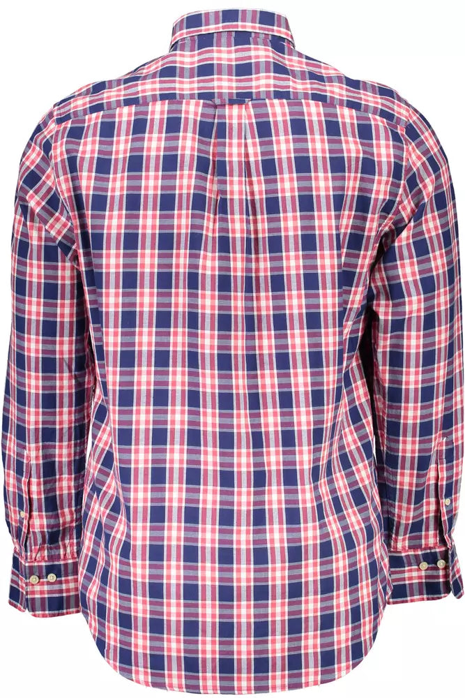 Gant Blue Cotton Men Shirt