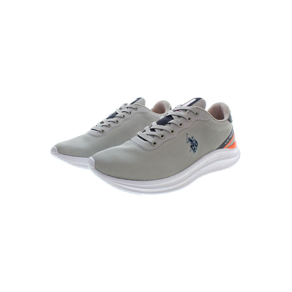 U.S. POLO ASSN. Gray Polyester Men Sneaker