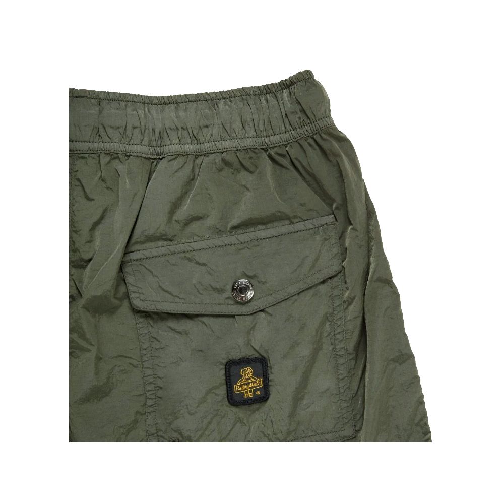 Refrigiwear Green Nylon Men Swim Trunk