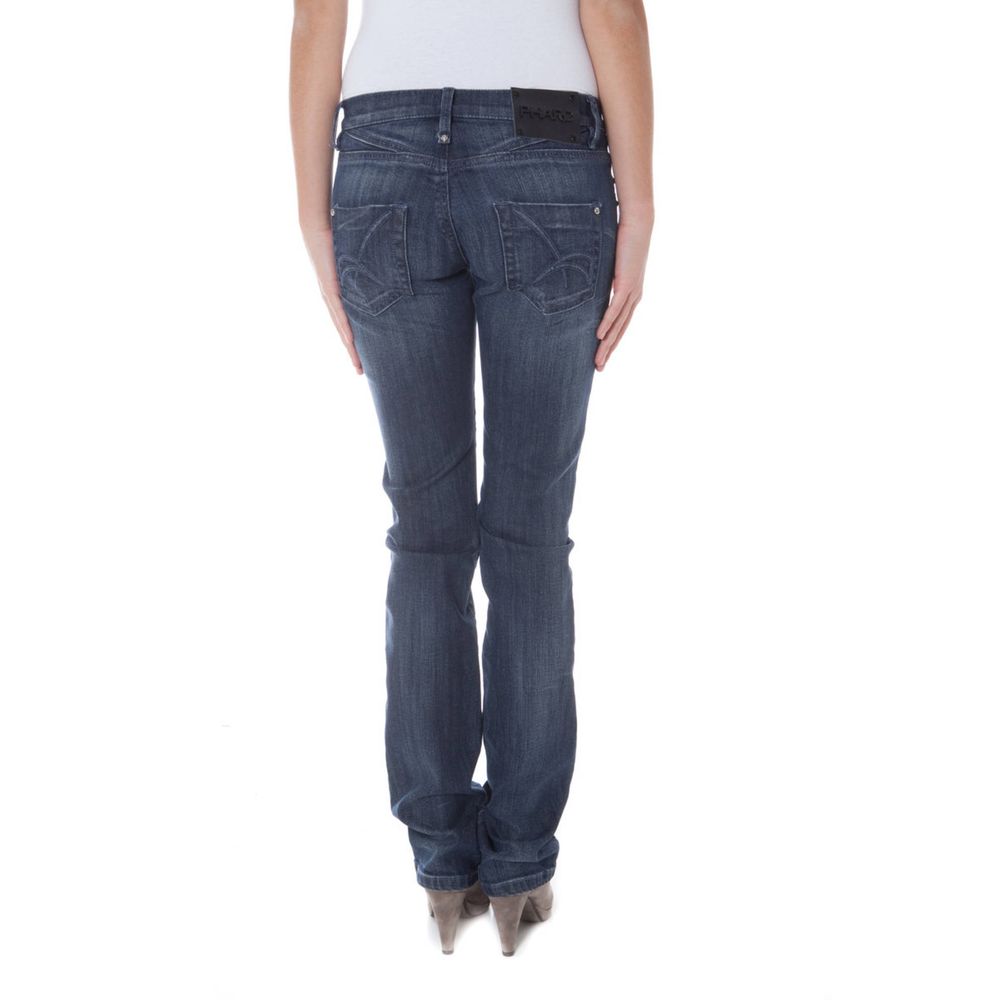 Phard Blue Cotton Jeans & Pant