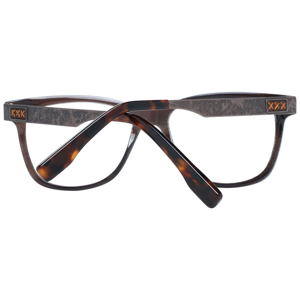 Zegna Couture Brown Men Optical Frames