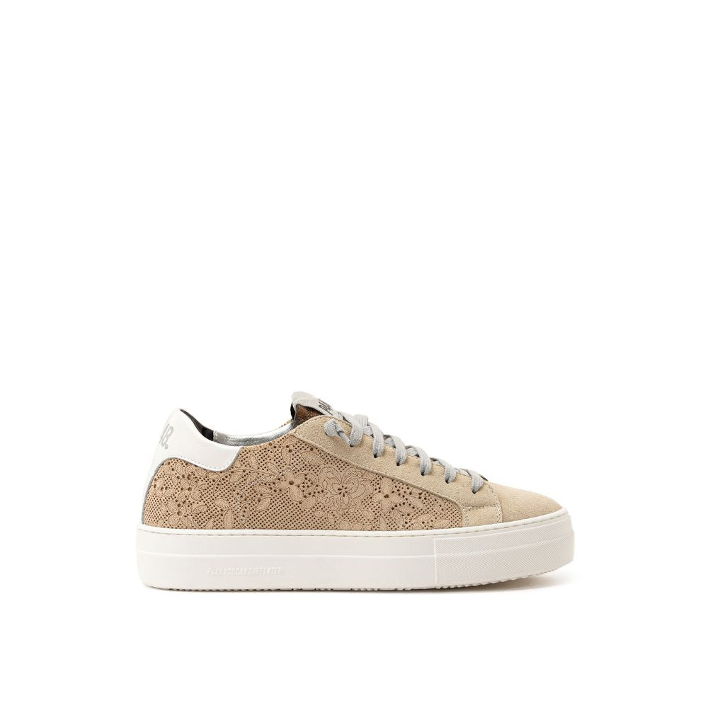 P448 Beige Leather Sneaker