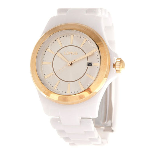 Lorus White Plastic Watch