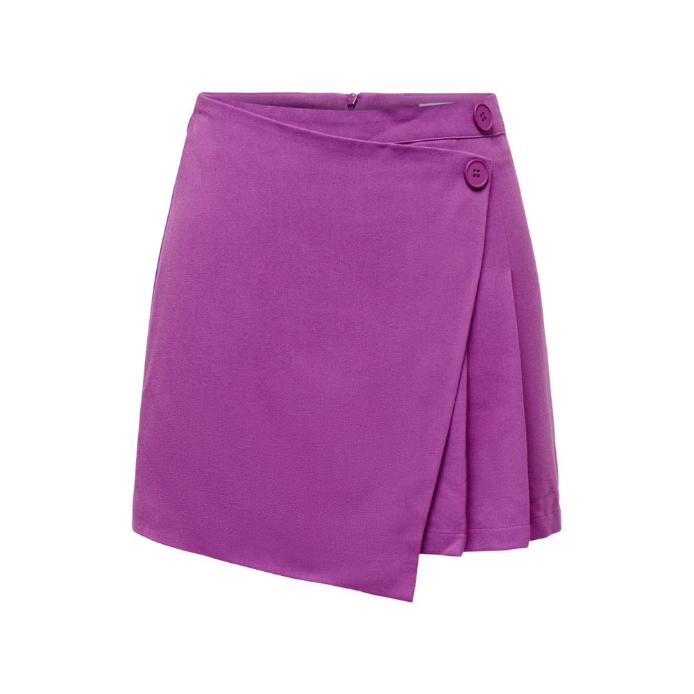 Only Purple Polyester Skirt