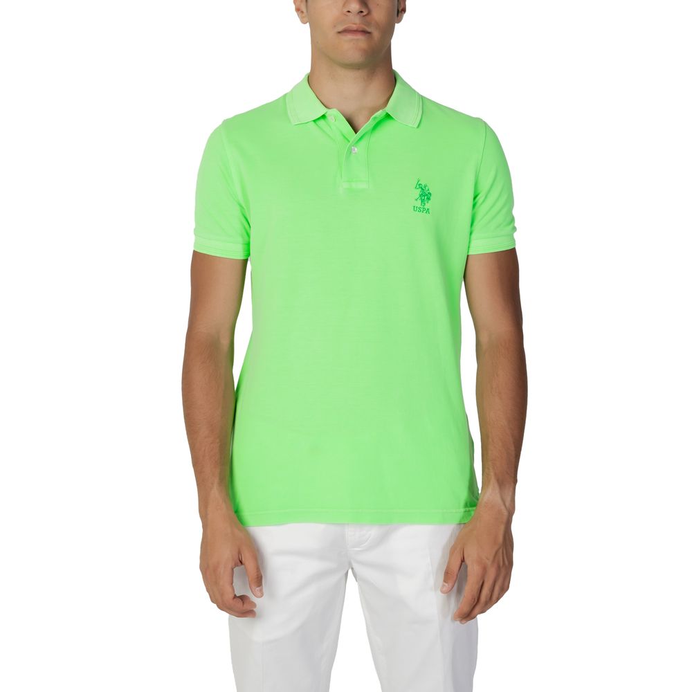 U.S. POLO ASSN. Green Cotton Polo Shirt