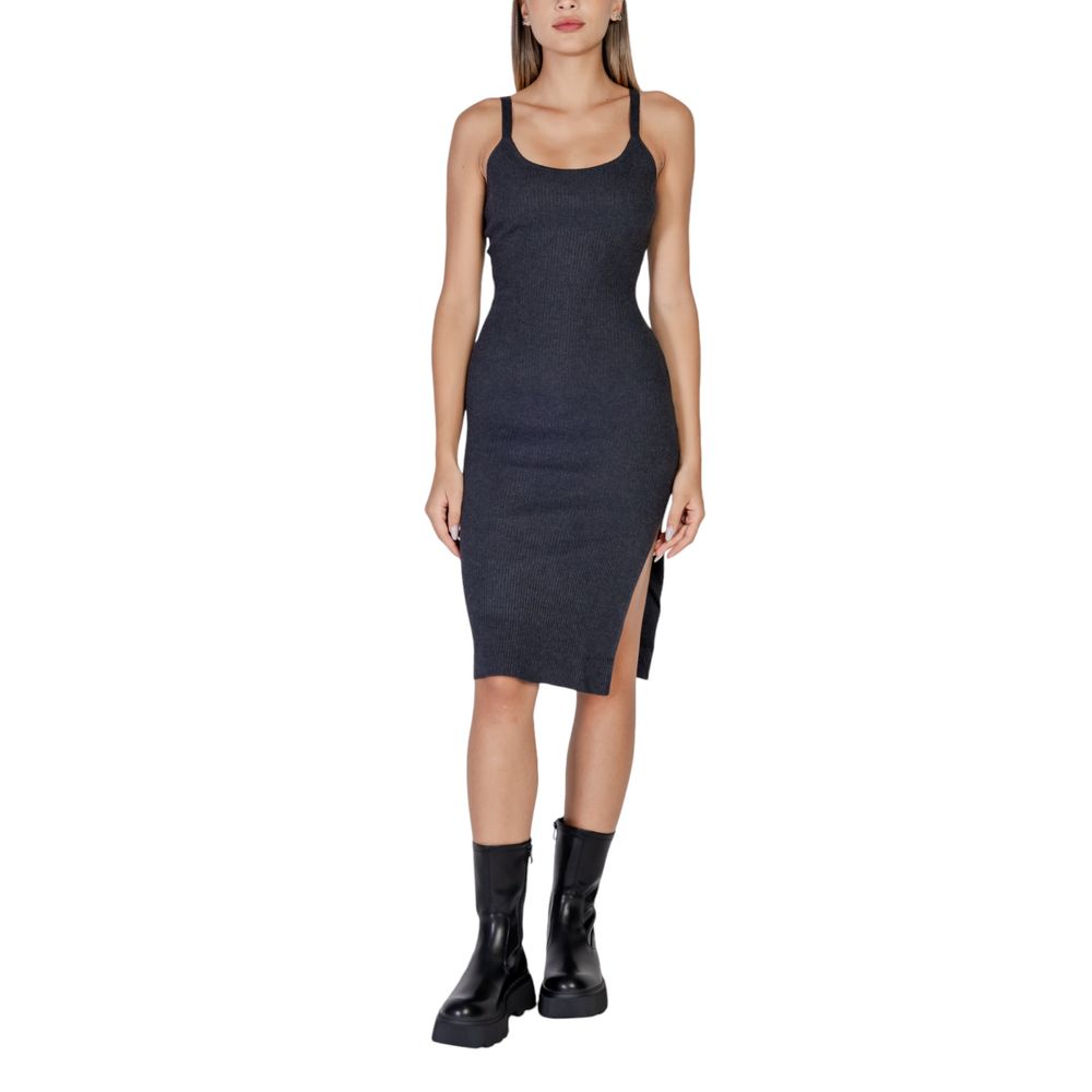 Morgan De Toi Gray Polyamide Dress