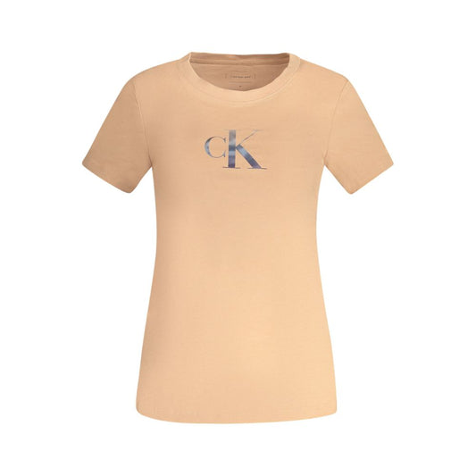 Calvin Klein Pink Cotton Tops & T-Shirt